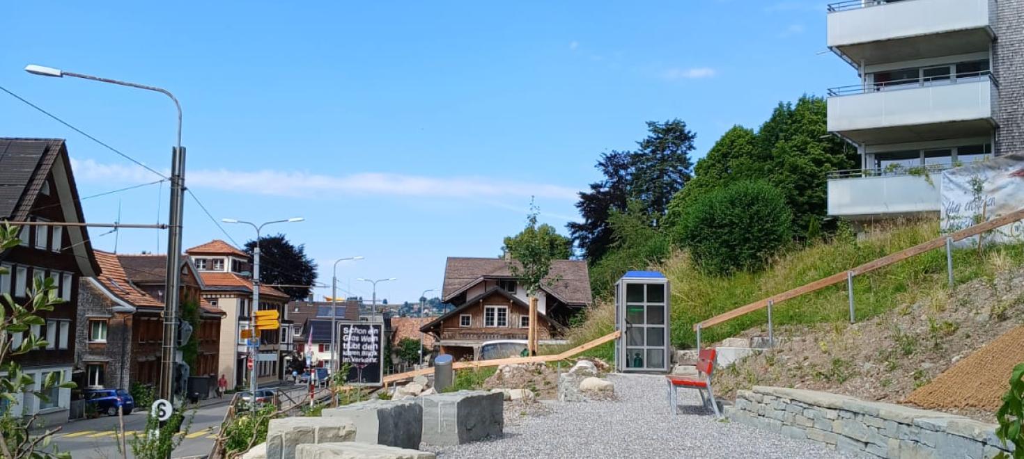 Bahnhofpärkli fertig